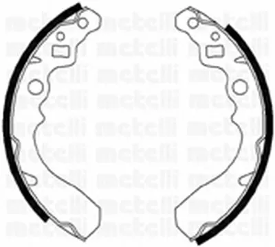 Комплект тормозных колодок METELLI купить