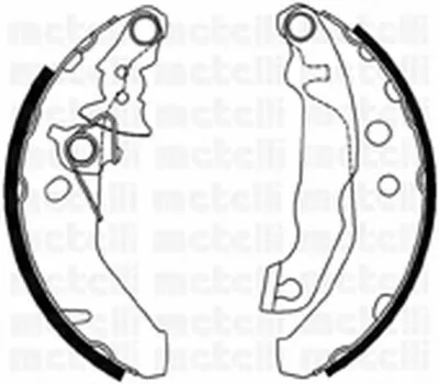 Комплект тормозных колодок METELLI купить