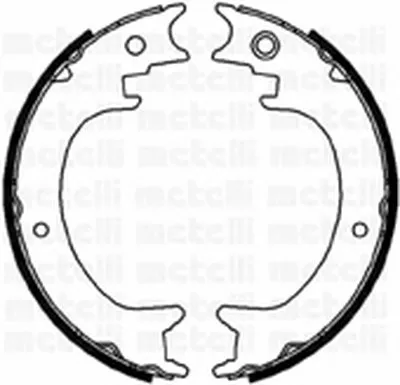 Комплект тормозных колодок, стояночная тормозная система METELLI купить