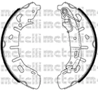 Комплект тормозных колодок METELLI купить