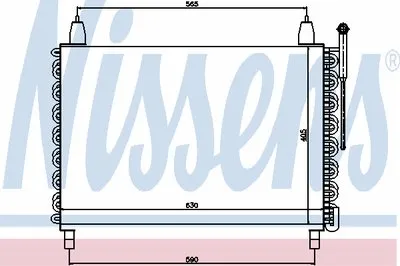 Конденсатор, кондиционер NISSENS купить