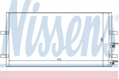 Конденсатор, кондиционер NISSENS купить