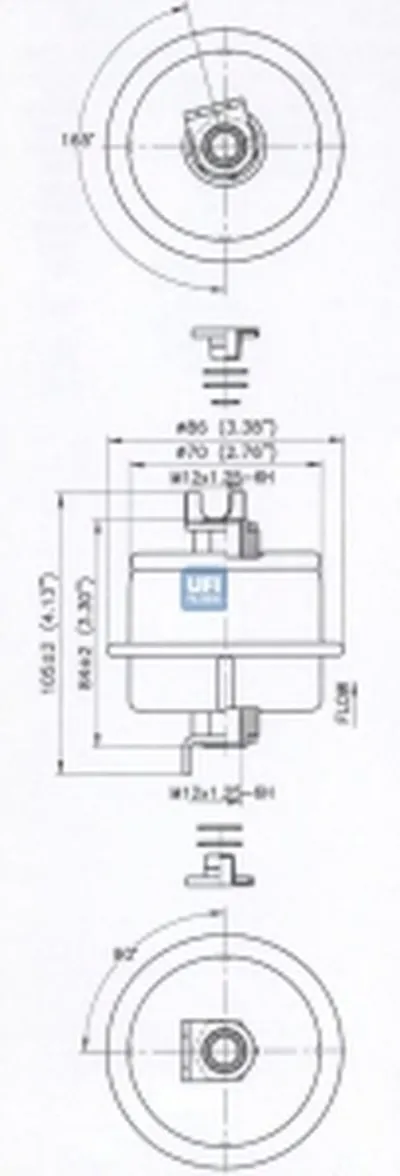 Топливный фильтр UFI купить