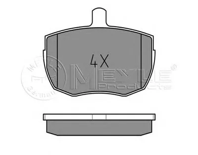 Комплект тормозных колодок, дисковый тормоз MEYLE купить