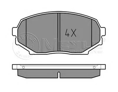 Комплект тормозных колодок, дисковый тормоз MEYLE купить