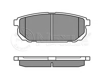 Комплект тормозных колодок, дисковый тормоз MEYLE купить