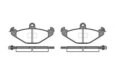 Комплект тормозных колодок, дисковый тормоз REMSA купить