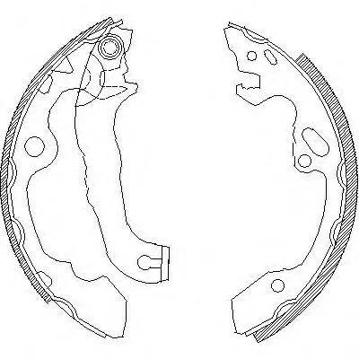Комплект тормозных колодок REMSA купить