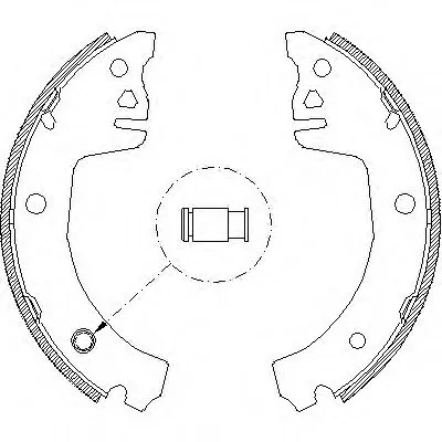 Комплект тормозных колодок REMSA купить