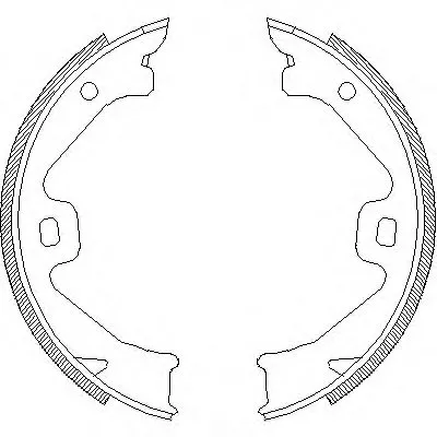 Комплект тормозных колодок, стояночная тормозная система REMSA купить