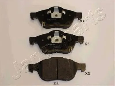Комплект тормозных колодок, дисковый тормоз JAPANPARTS купить
