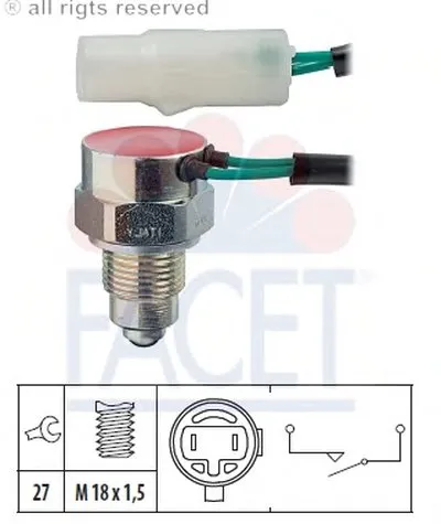 Выключатель, фара заднего хода FACET купить