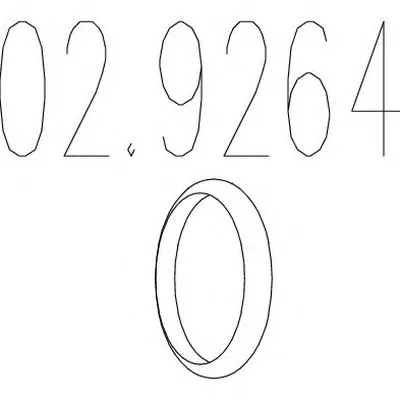 Уплотнительное кольцо, труба выхлопного газа MTS купить