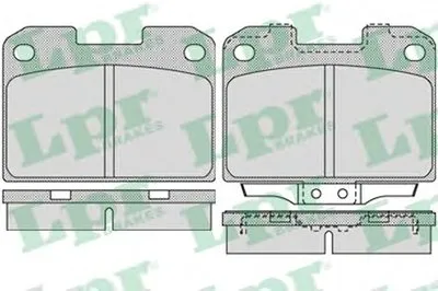 Комплект тормозных колодок, дисковый тормоз LPR купить
