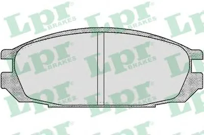 Комплект тормозных колодок, дисковый тормоз LPR купить