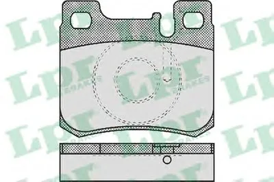 Комплект тормозных колодок, дисковый тормоз LPR купить