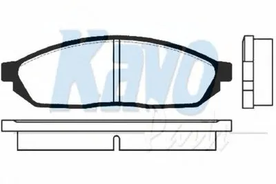 Комплект тормозных колодок, дисковый тормоз MK KASHIYAMA KAVO PARTS купить