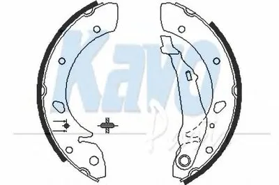 Комплект тормозных колодок MK KASHIYAMA KAVO PARTS купить