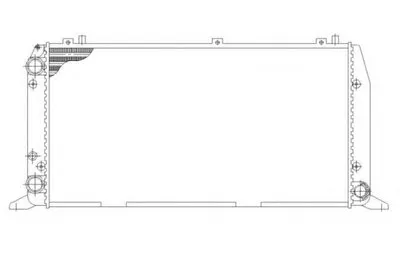 Радиатор, охлаждение двигателя NRF купить