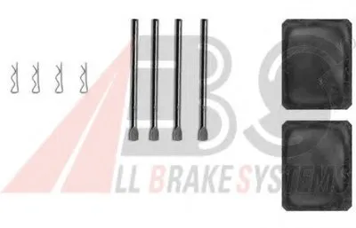 Комплектующие, колодки дискового тормоза A.B.S. купить