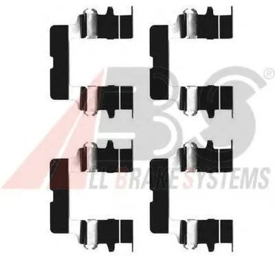 Комплектующие, колодки дискового тормоза A.B.S. купить