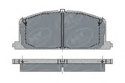 Комплект тормозных колодок, дисковый тормоз SCT Germany купить