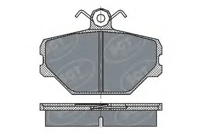 Комплект тормозных колодок, дисковый тормоз SCT Germany купить