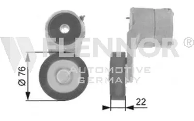 Натяжная планка, поликлиновой ремень FLENNOR купить