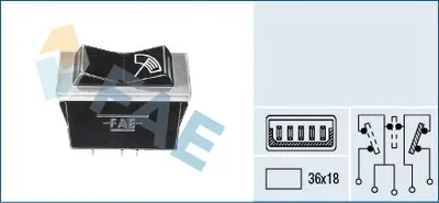 Переключатель стеклоочистителя FAE купить