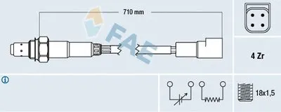 Лямда-зонд FAE купить
