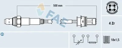 Лямда-зонд FAE купить