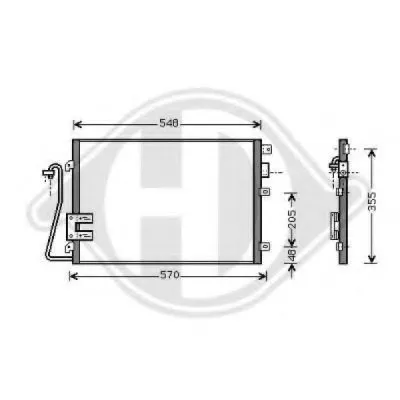 Конденсатор, кондиционер DIEDERICHS купить