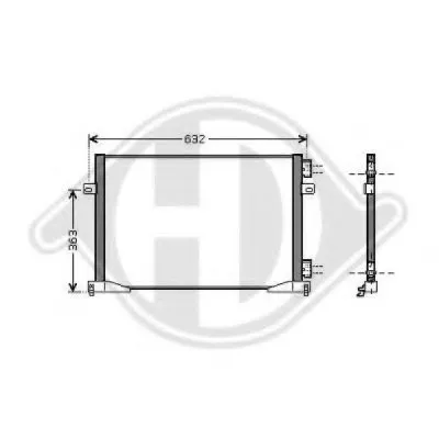 Конденсатор, кондиционер DIEDERICHS купить