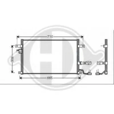 Конденсатор, кондиционер DIEDERICHS купить