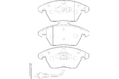 Комплект тормозных колодок, дисковый тормоз DURON купить