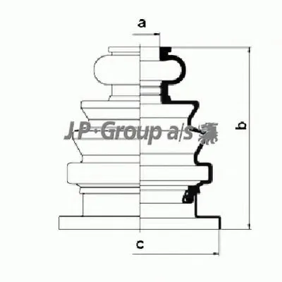Комплект пылника, приводной вал QH JP GROUP купить