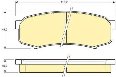 Комплект тормозных колодок, дисковый тормоз GIRLING купить