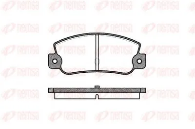 Комплект тормозных колодок, дисковый тормоз KAWE купить