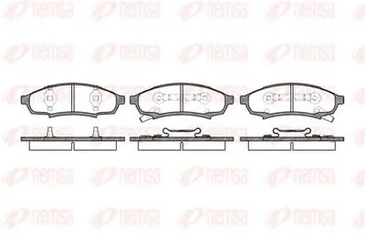 Комплект тормозных колодок, дисковый тормоз KAWE купить