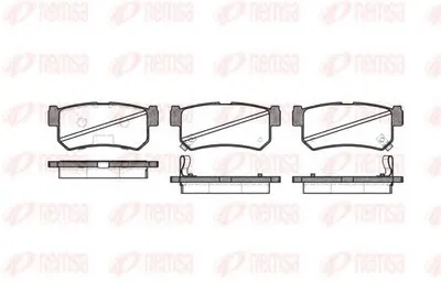Комплект тормозных колодок, дисковый тормоз KAWE купить