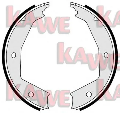 Комплект тормозных колодок, стояночная тормозная система KAWE купить