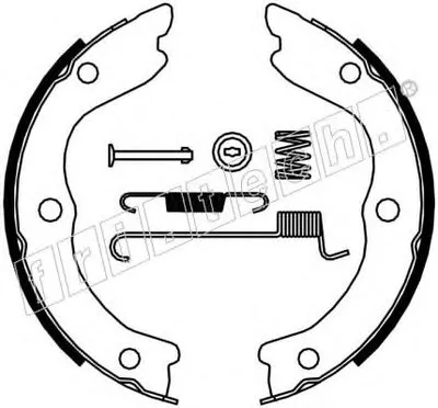 Комплект тормозных колодок, стояночная тормозная система fri.tech. купить