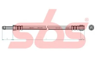 Тормозной шланг sbs купить
