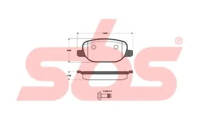 Комплект тормозных колодок, дисковый тормоз sbs купить