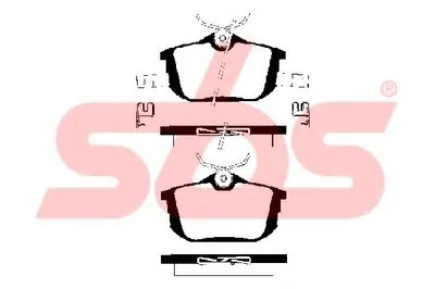 Комплект тормозных колодок, дисковый тормоз sbs купить