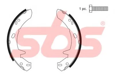 Комплект тормозных колодок; Комплект тормозных колодок, стояночная тормозная система sbs купить