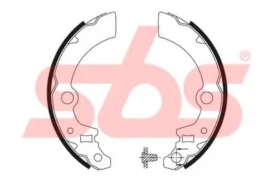 Комплект тормозных колодок sbs купить