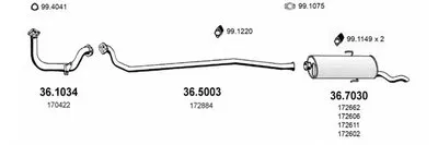 Система выпуска ОГ ASSO купить