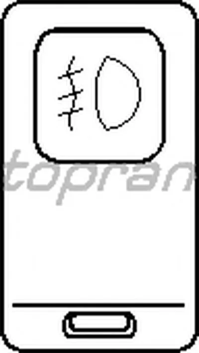 Выключатель, задние противотуманные фонари TOPRAN купить