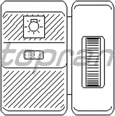 Выключатель, головной свет TOPRAN купить